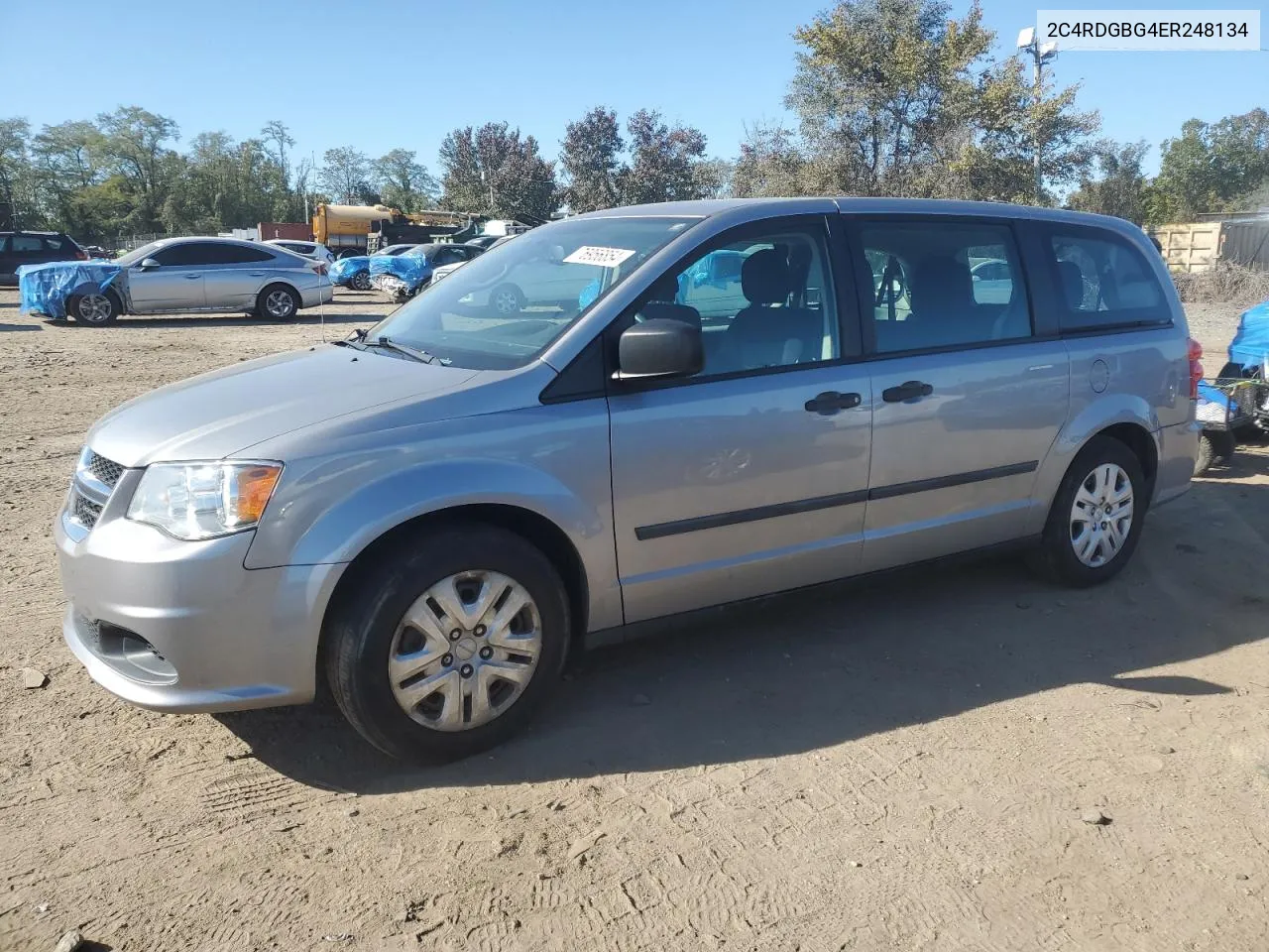 2C4RDGBG4ER248134 2014 Dodge Grand Caravan Se