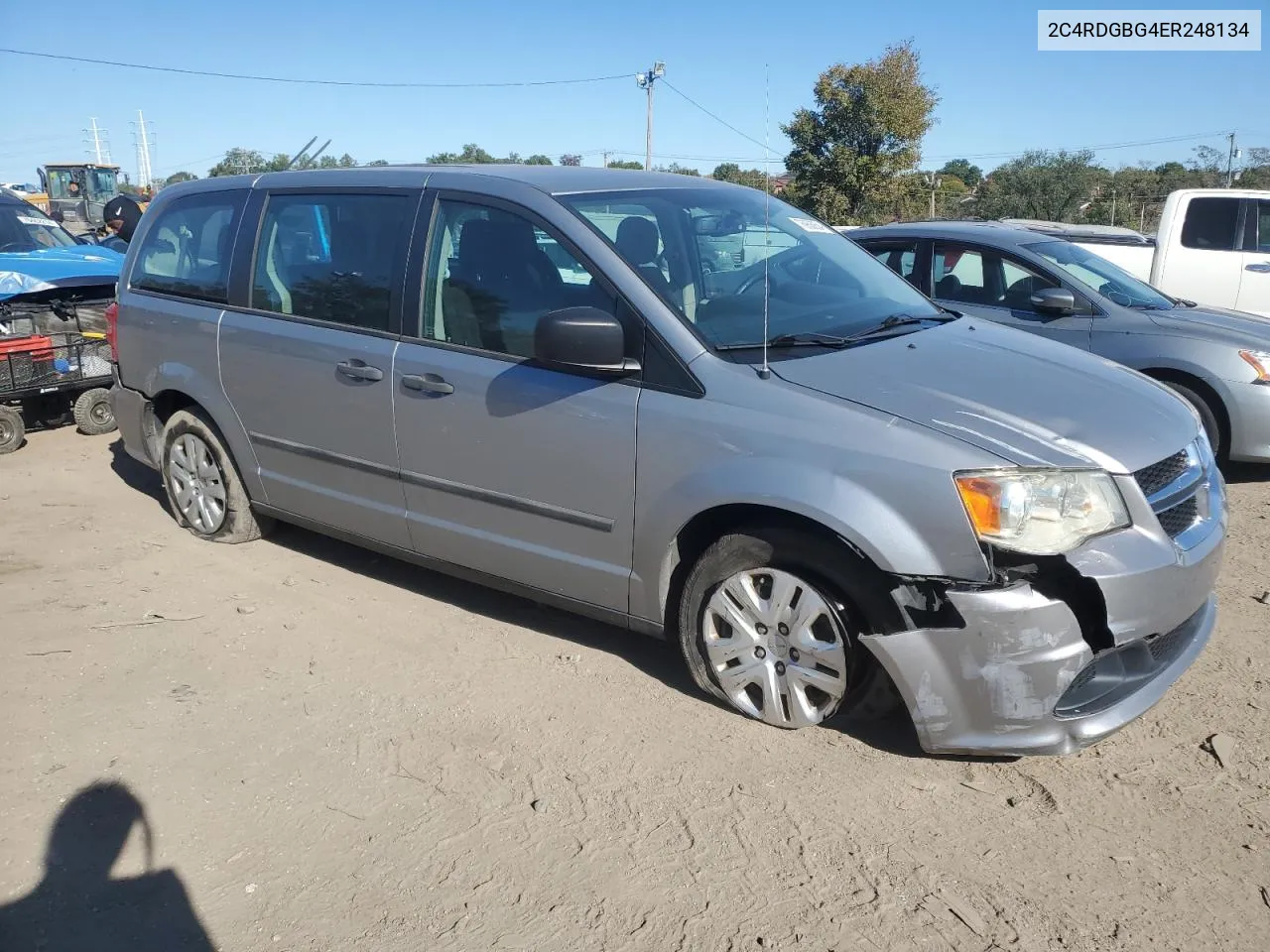 2014 Dodge Grand Caravan Se VIN: 2C4RDGBG4ER248134 Lot: 76956854