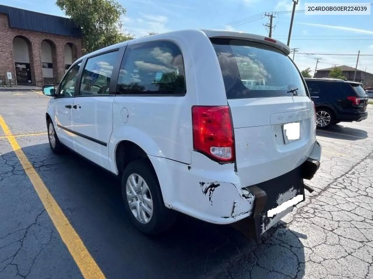 2014 Dodge Grand Caravan Se VIN: 2C4RDGBG0ER224039 Lot: 77004094