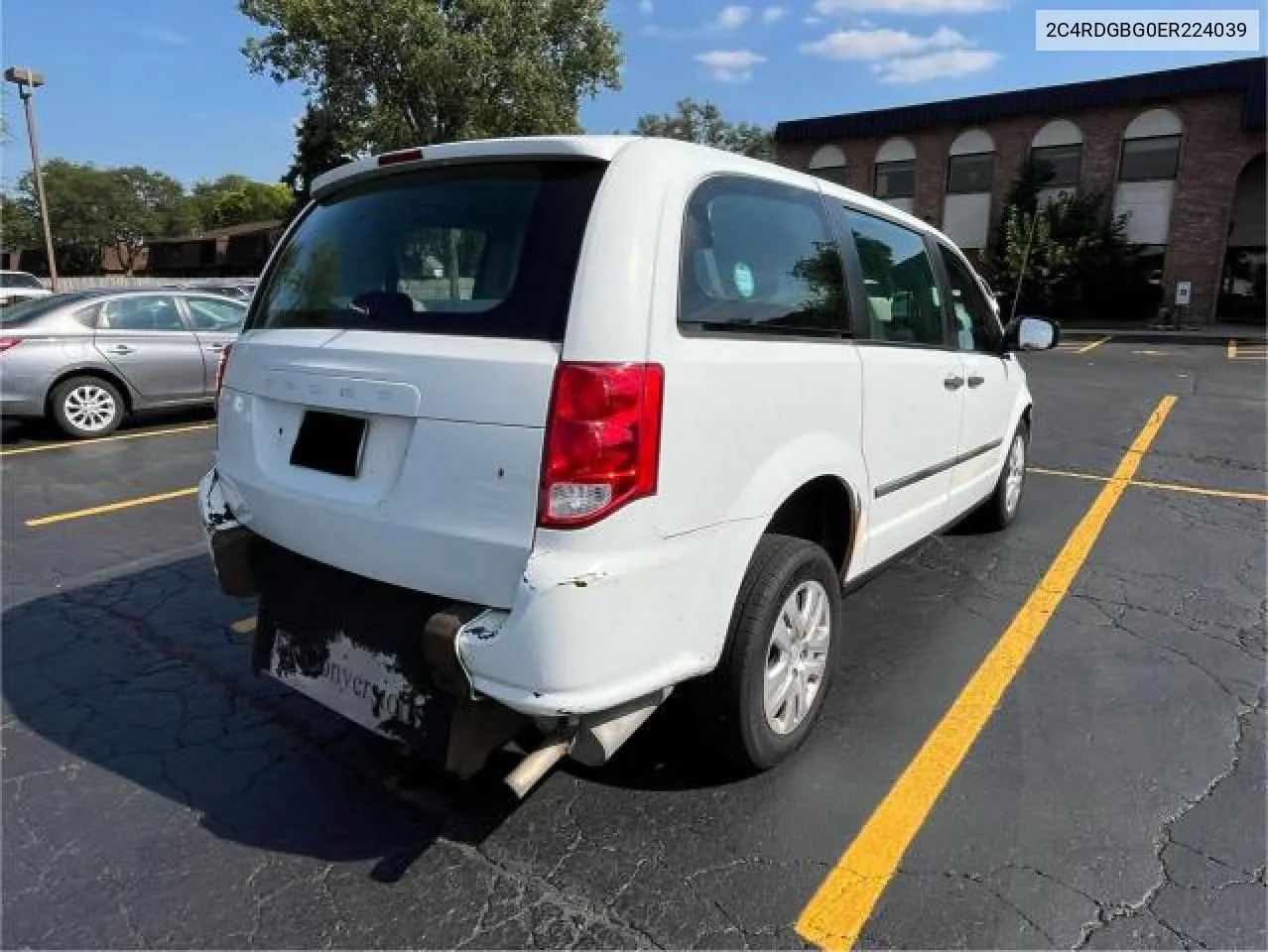 2014 Dodge Grand Caravan Se VIN: 2C4RDGBG0ER224039 Lot: 77004094