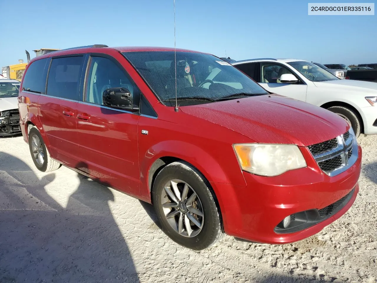 2014 Dodge Grand Caravan Sxt VIN: 2C4RDGCG1ER335116 Lot: 77017324