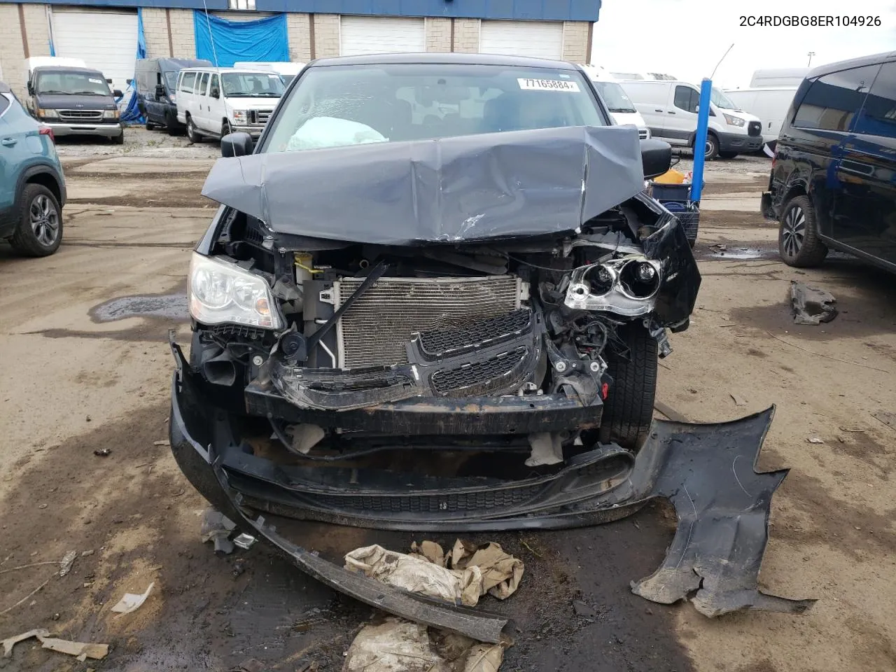 2C4RDGBG8ER104926 2014 Dodge Grand Caravan Se