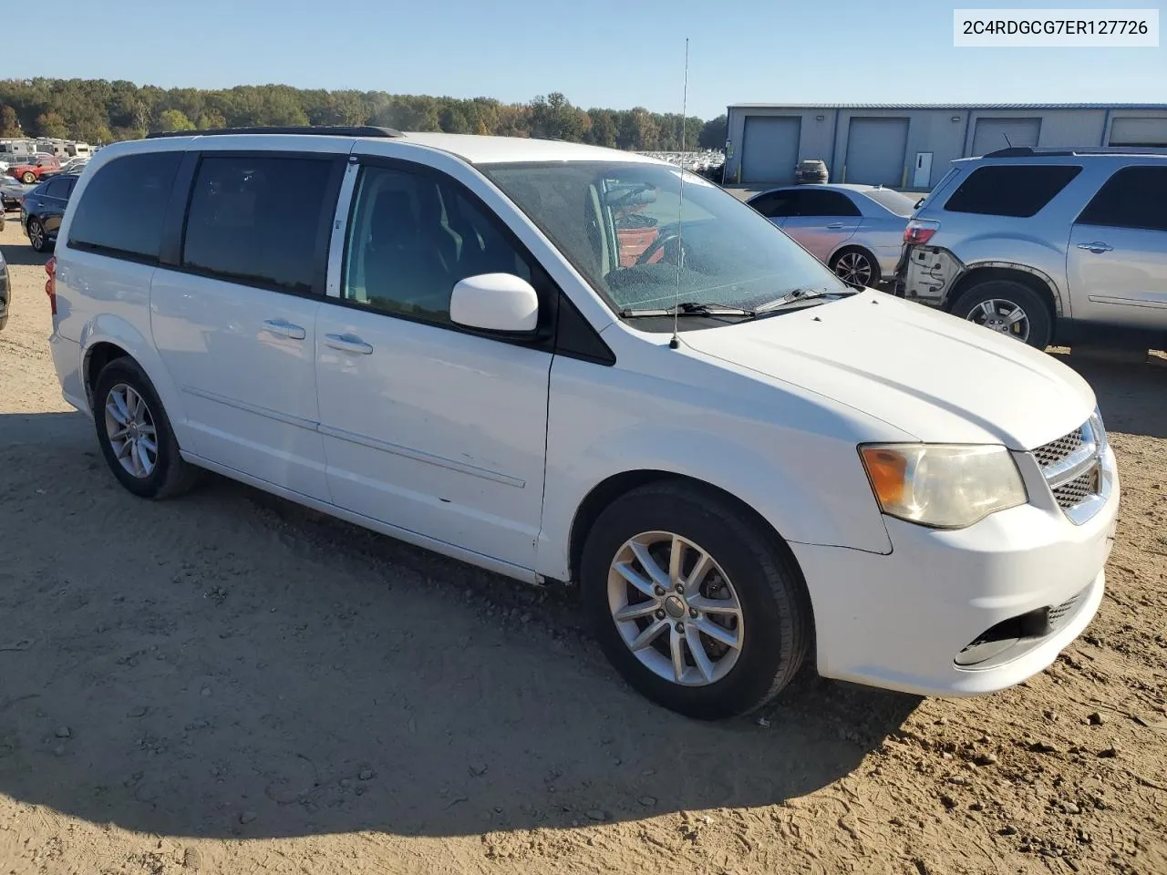 2014 Dodge Grand Caravan Sxt VIN: 2C4RDGCG7ER127726 Lot: 77185234