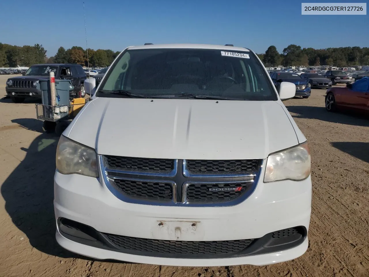 2C4RDGCG7ER127726 2014 Dodge Grand Caravan Sxt