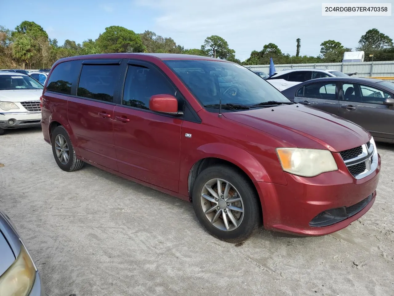 2014 Dodge Grand Caravan Se VIN: 2C4RDGBG7ER470358 Lot: 77456104