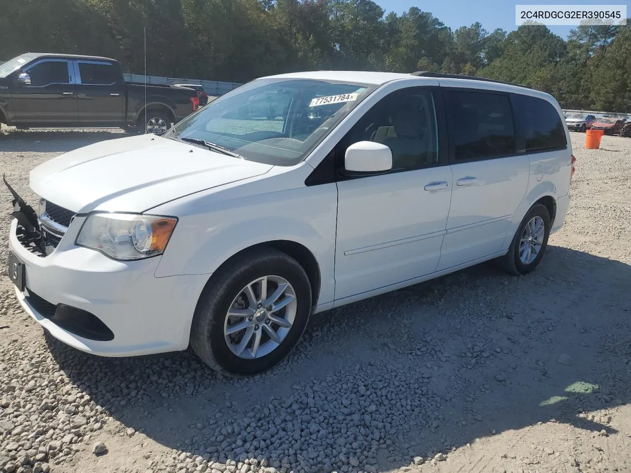 2014 Dodge Grand Caravan Sxt VIN: 2C4RDGCG2ER390545 Lot: 77531784