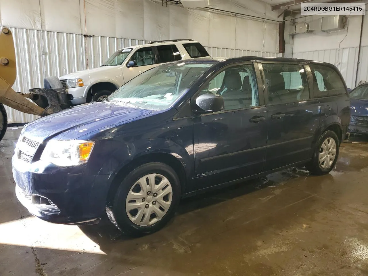 2014 Dodge Grand Caravan Se VIN: 2C4RDGBG1ER145415 Lot: 77681364