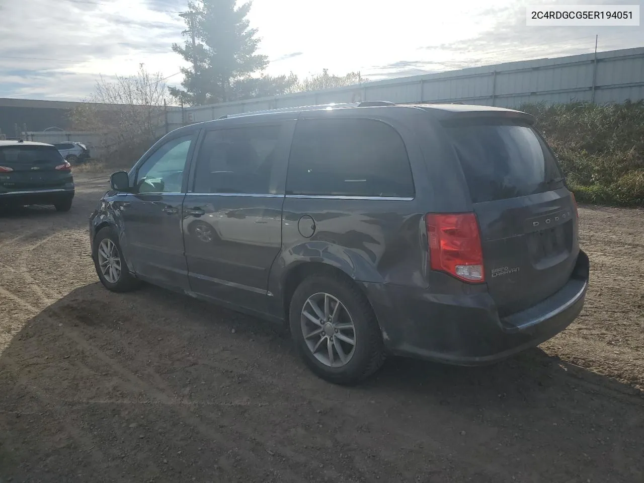 2014 Dodge Grand Caravan Sxt VIN: 2C4RDGCG5ER194051 Lot: 77711104