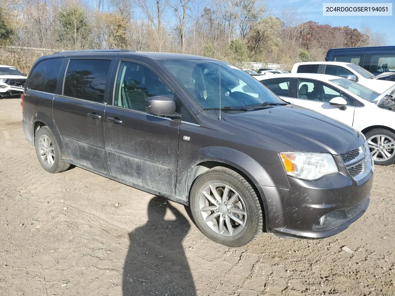 2014 Dodge Grand Caravan Sxt VIN: 2C4RDGCG5ER194051 Lot: 77711104