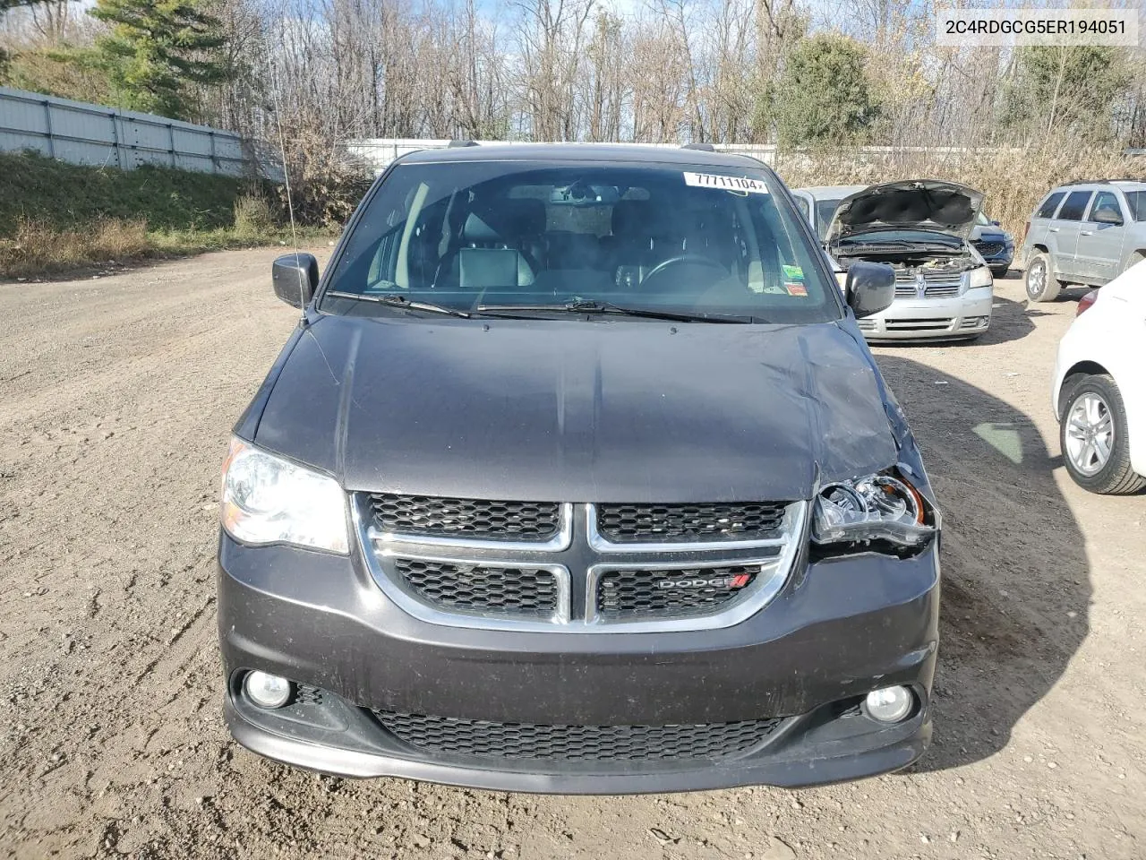 2014 Dodge Grand Caravan Sxt VIN: 2C4RDGCG5ER194051 Lot: 77711104