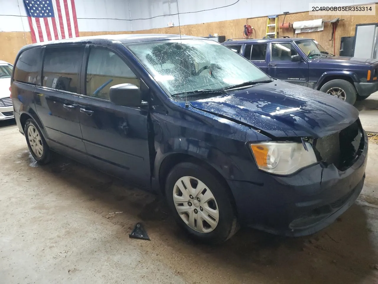 2014 Dodge Grand Caravan Se VIN: 2C4RDGBG5ER353314 Lot: 77784894