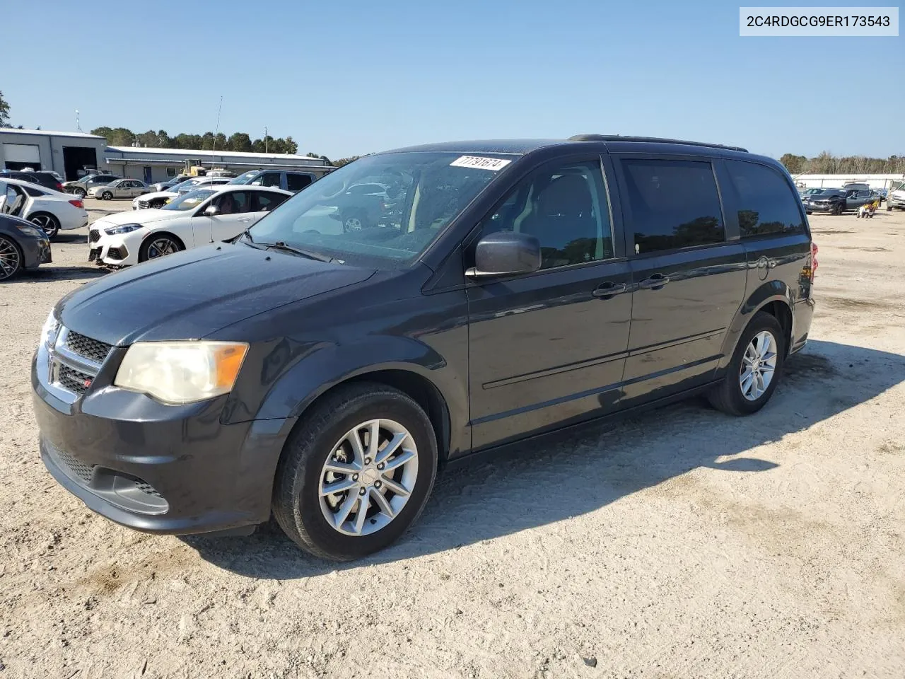 2014 Dodge Grand Caravan Sxt VIN: 2C4RDGCG9ER173543 Lot: 77791674