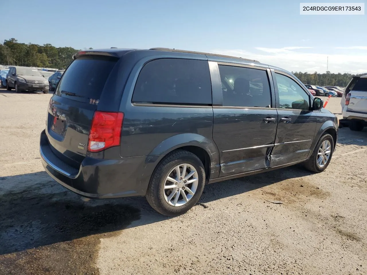 2014 Dodge Grand Caravan Sxt VIN: 2C4RDGCG9ER173543 Lot: 77791674