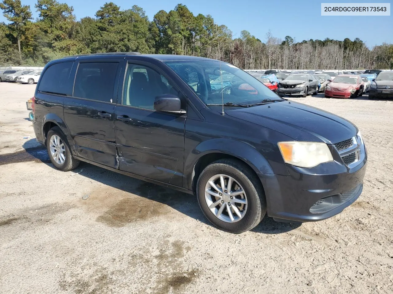 2014 Dodge Grand Caravan Sxt VIN: 2C4RDGCG9ER173543 Lot: 77791674