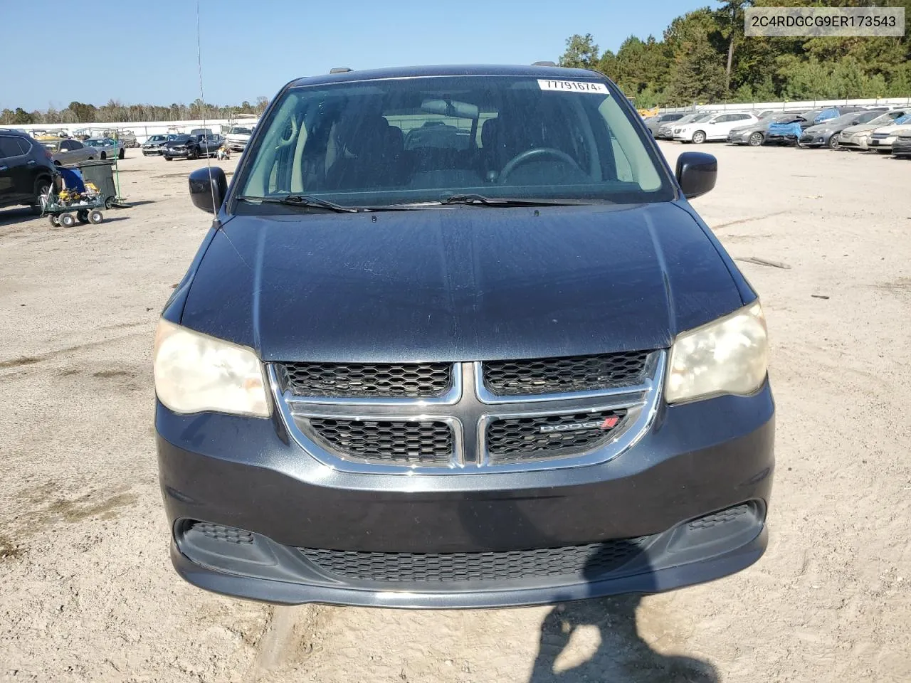 2014 Dodge Grand Caravan Sxt VIN: 2C4RDGCG9ER173543 Lot: 77791674