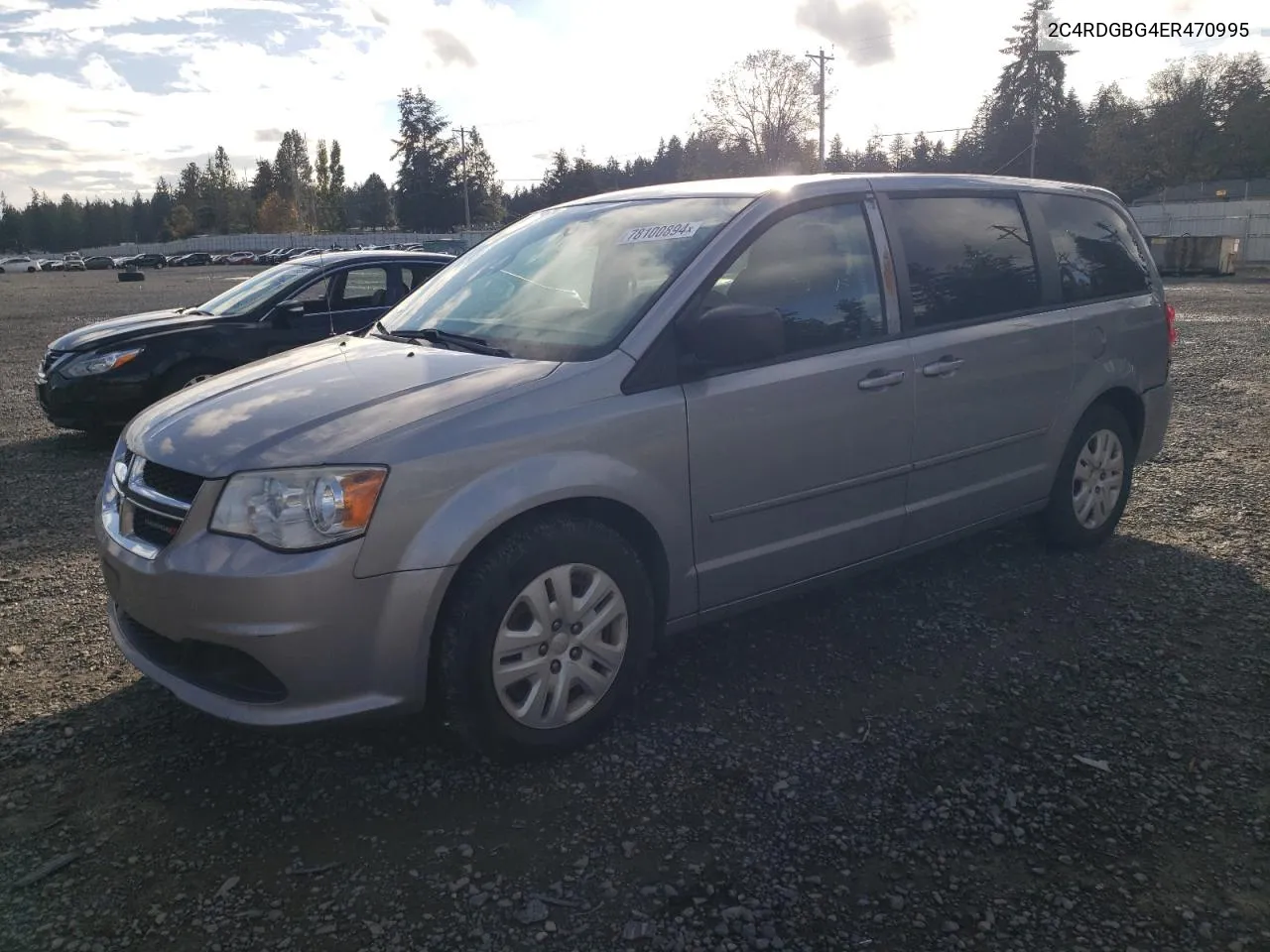 2014 Dodge Grand Caravan Se VIN: 2C4RDGBG4ER470995 Lot: 78100894