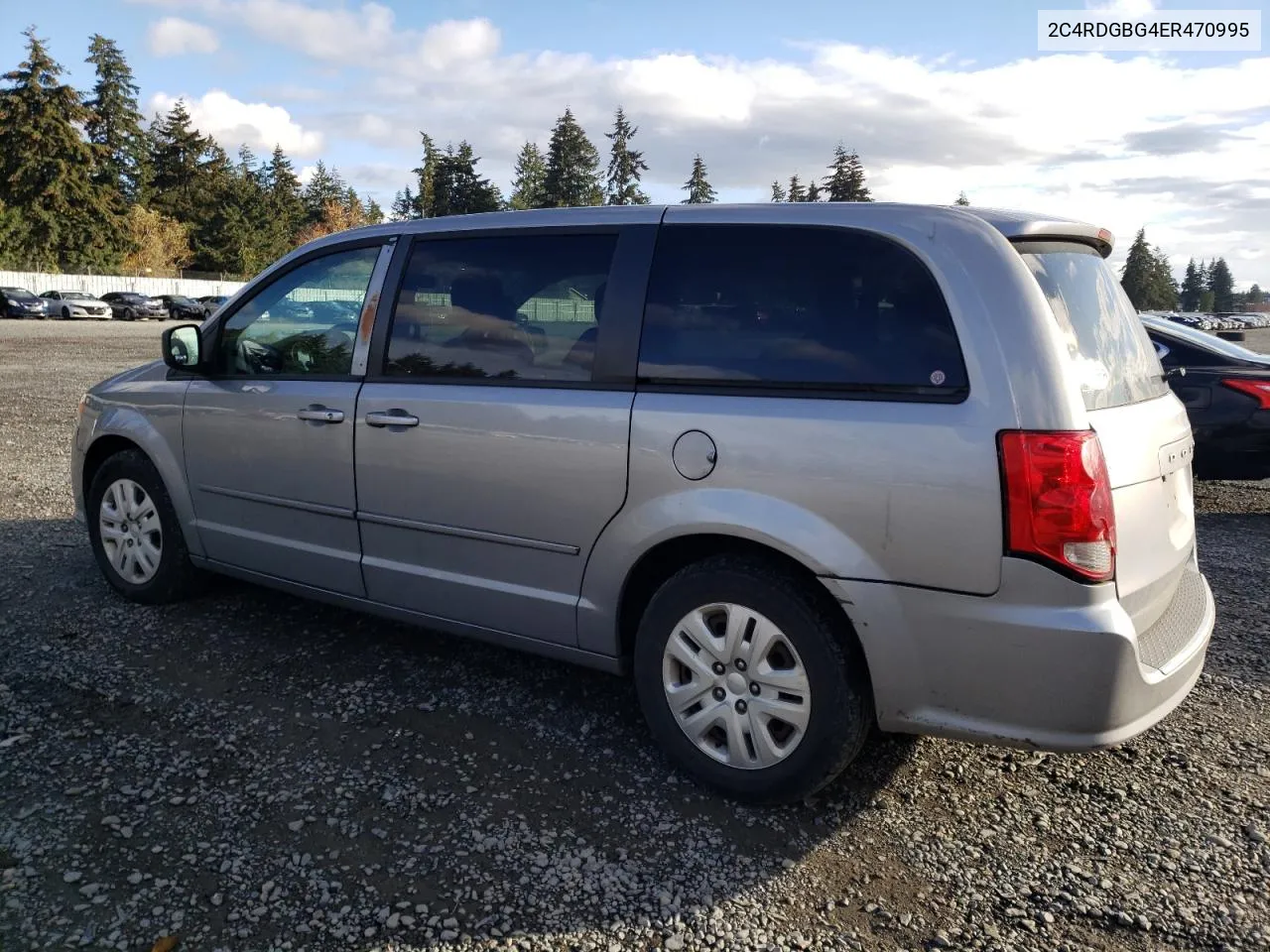 2014 Dodge Grand Caravan Se VIN: 2C4RDGBG4ER470995 Lot: 78100894