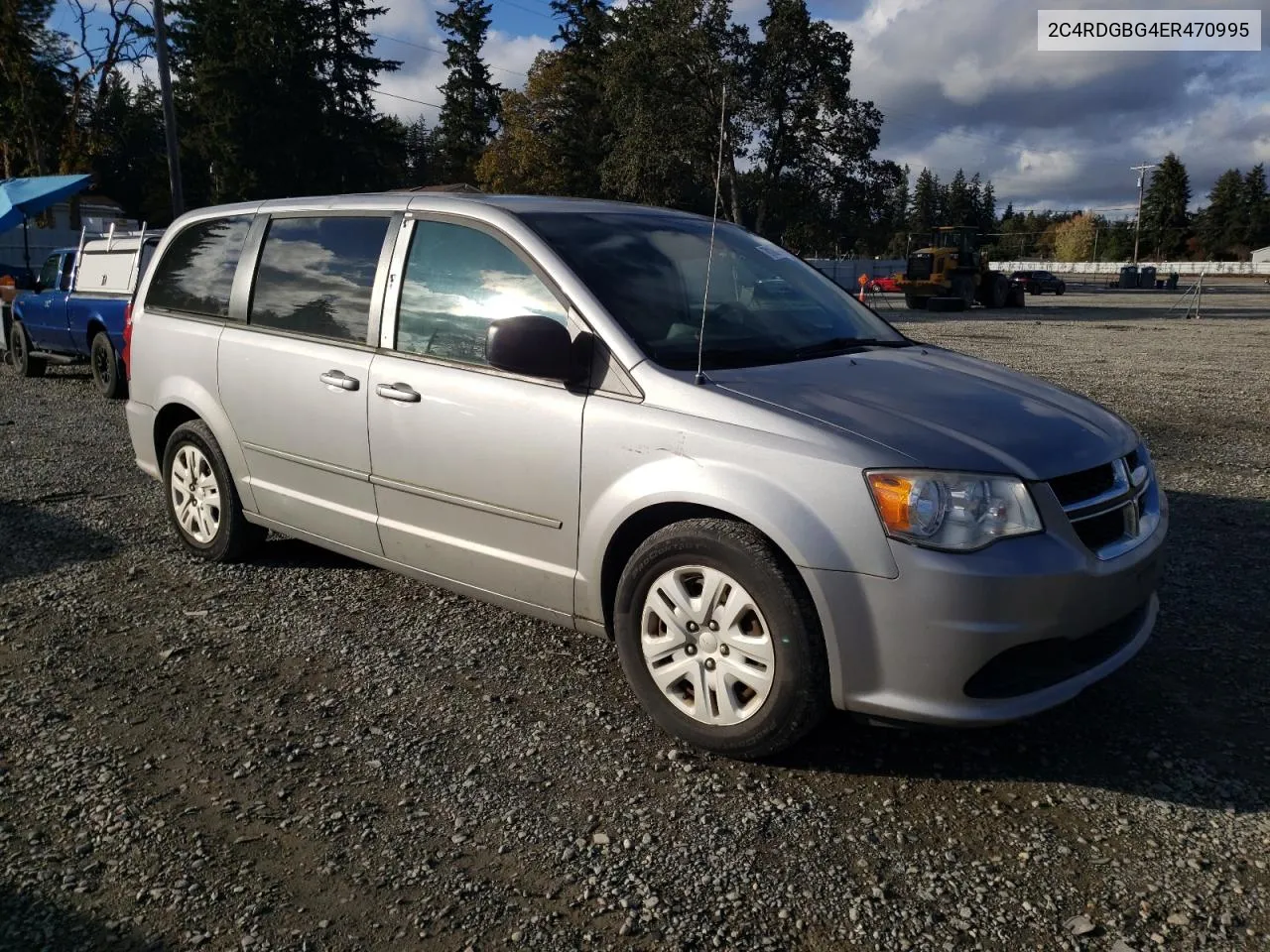 2014 Dodge Grand Caravan Se VIN: 2C4RDGBG4ER470995 Lot: 78100894