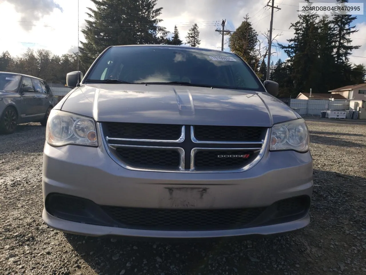 2014 Dodge Grand Caravan Se VIN: 2C4RDGBG4ER470995 Lot: 78100894