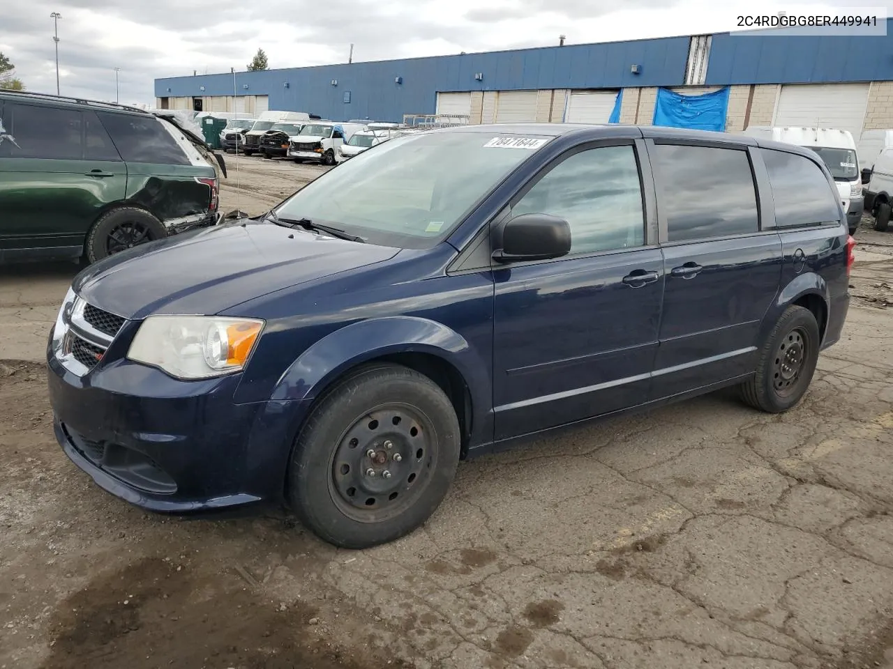 2014 Dodge Grand Caravan Se VIN: 2C4RDGBG8ER449941 Lot: 78471644