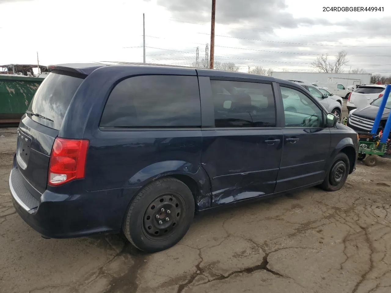 2014 Dodge Grand Caravan Se VIN: 2C4RDGBG8ER449941 Lot: 78471644