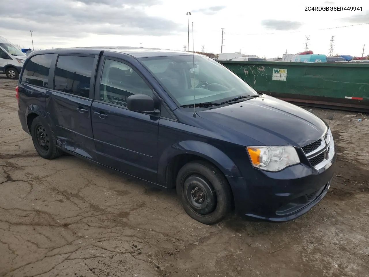 2014 Dodge Grand Caravan Se VIN: 2C4RDGBG8ER449941 Lot: 78471644