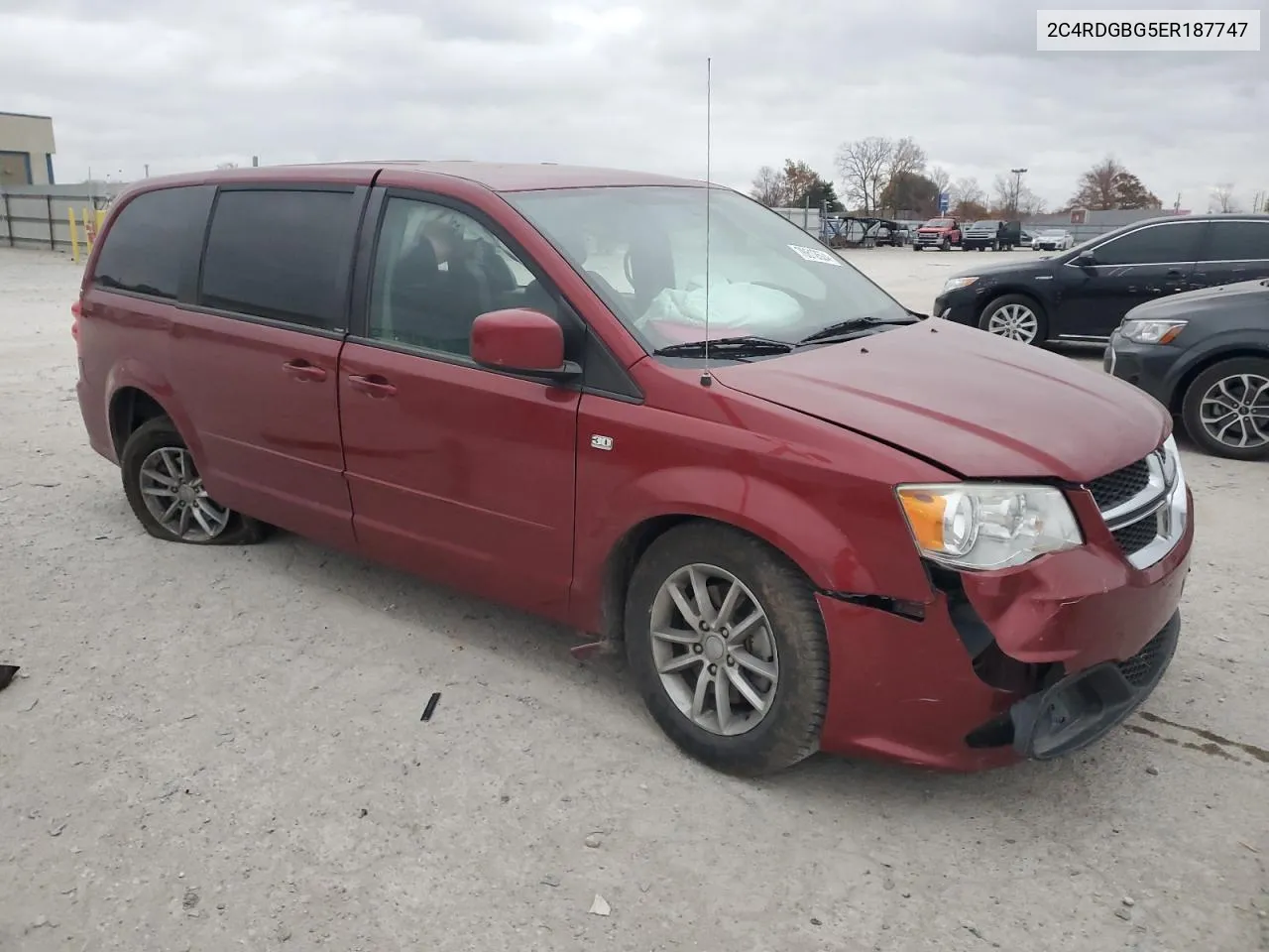 2014 Dodge Grand Caravan Se VIN: 2C4RDGBG5ER187747 Lot: 78612624