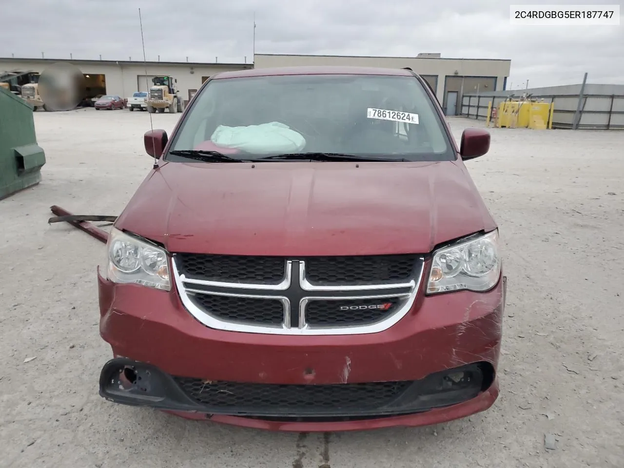 2014 Dodge Grand Caravan Se VIN: 2C4RDGBG5ER187747 Lot: 78612624