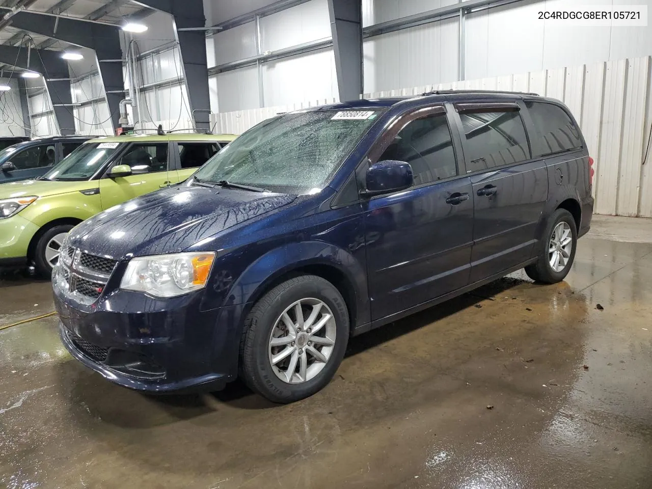 2014 Dodge Grand Caravan Sxt VIN: 2C4RDGCG8ER105721 Lot: 78850814