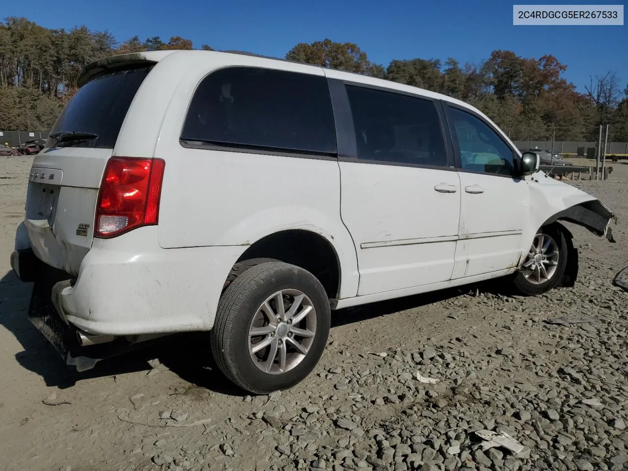 2014 Dodge Grand Caravan Sxt VIN: 2C4RDGCG5ER267533 Lot: 78891374