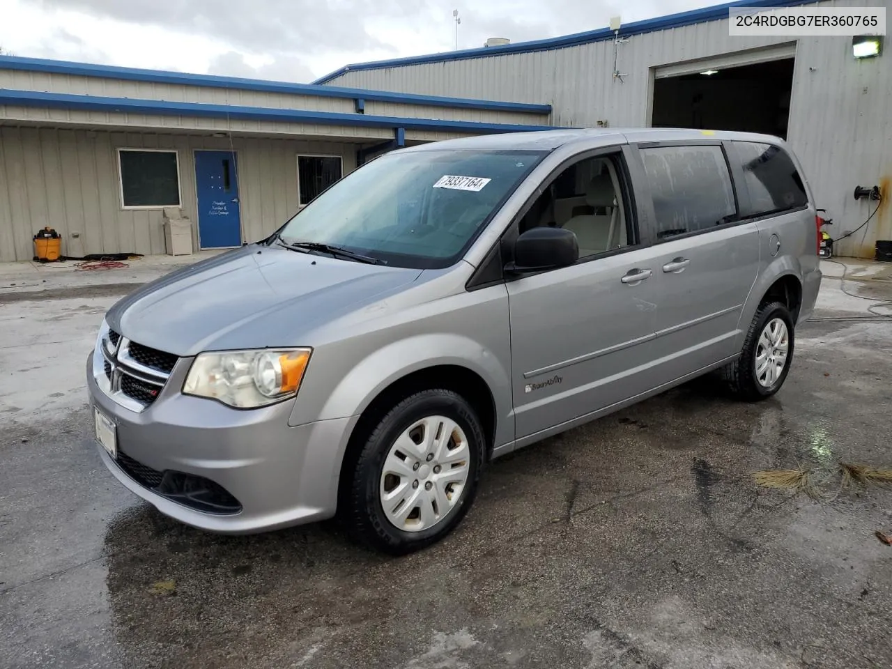 2014 Dodge Grand Caravan Se VIN: 2C4RDGBG7ER360765 Lot: 79337164