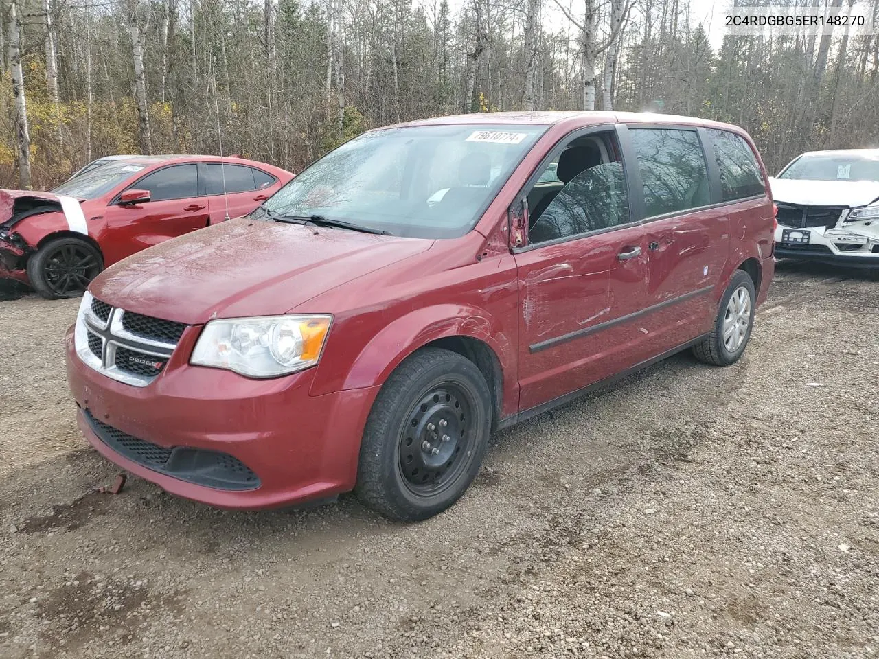 2014 Dodge Grand Caravan Se VIN: 2C4RDGBG5ER148270 Lot: 79610774