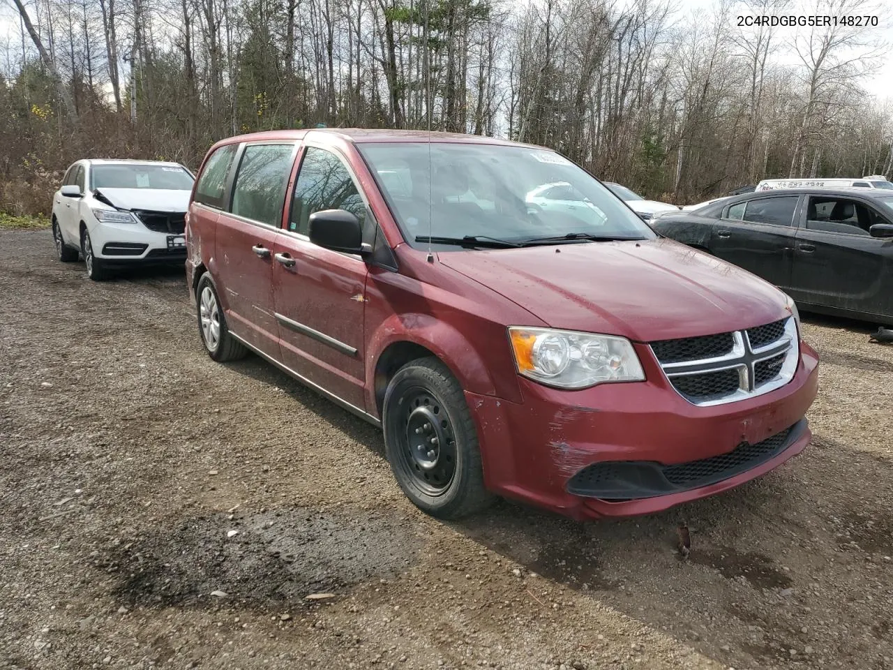 2014 Dodge Grand Caravan Se VIN: 2C4RDGBG5ER148270 Lot: 79610774