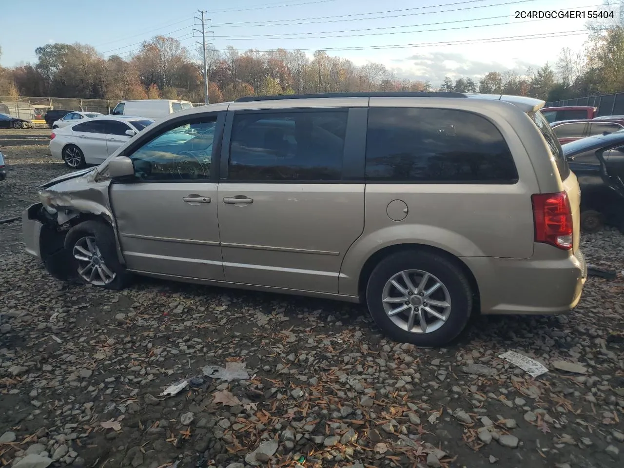 2014 Dodge Grand Caravan Sxt VIN: 2C4RDGCG4ER155404 Lot: 79707924