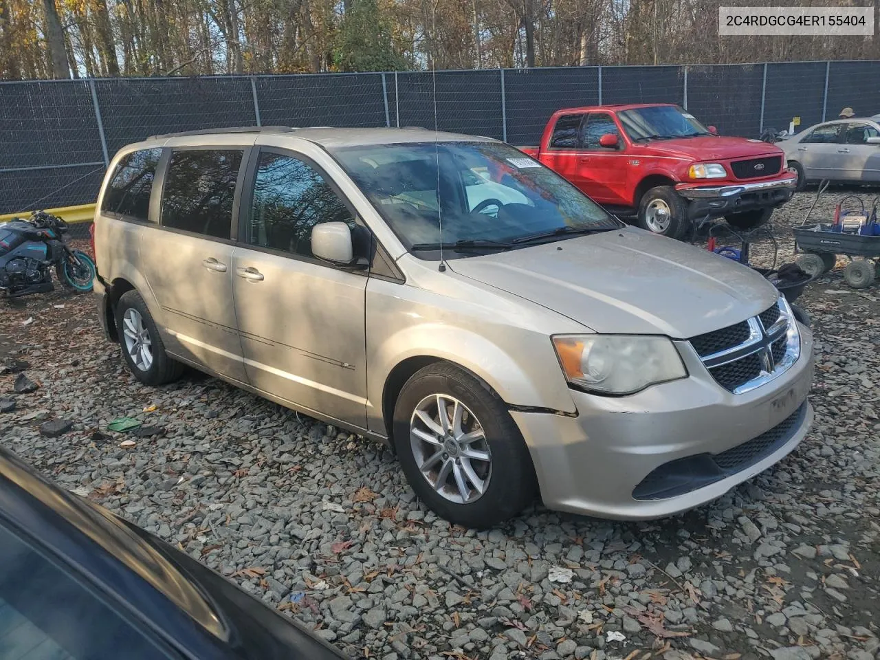 2014 Dodge Grand Caravan Sxt VIN: 2C4RDGCG4ER155404 Lot: 79707924