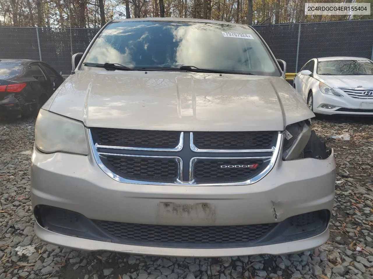 2014 Dodge Grand Caravan Sxt VIN: 2C4RDGCG4ER155404 Lot: 79707924