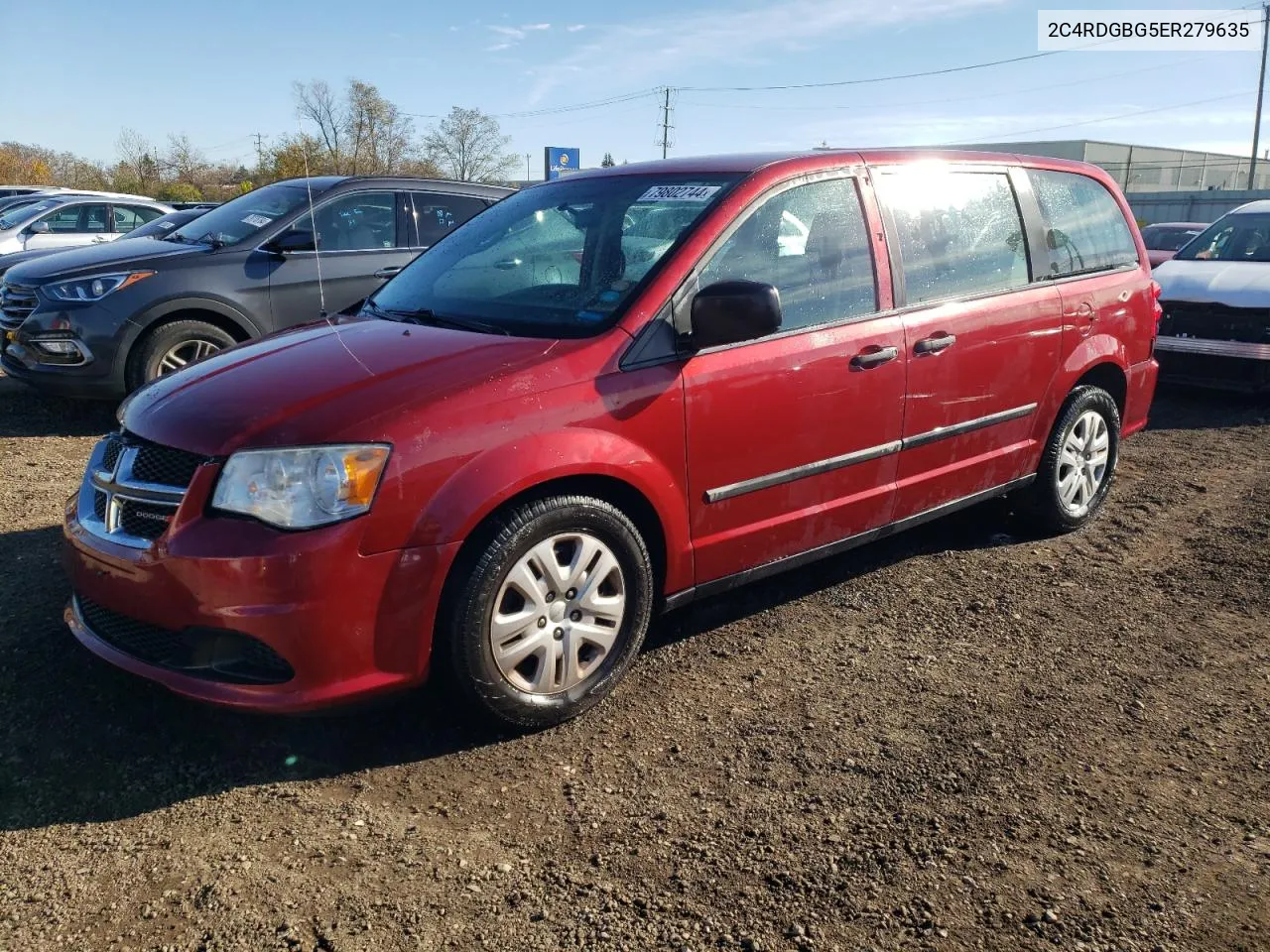 2014 Dodge Grand Caravan Se VIN: 2C4RDGBG5ER279635 Lot: 79802744