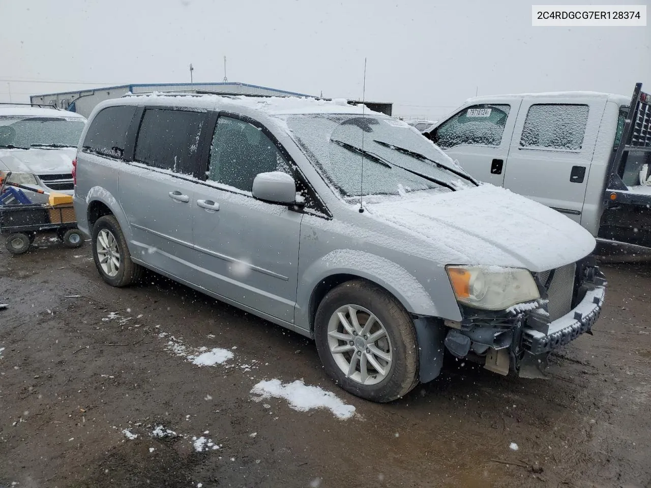 2014 Dodge Grand Caravan Sxt VIN: 2C4RDGCG7ER128374 Lot: 79854204