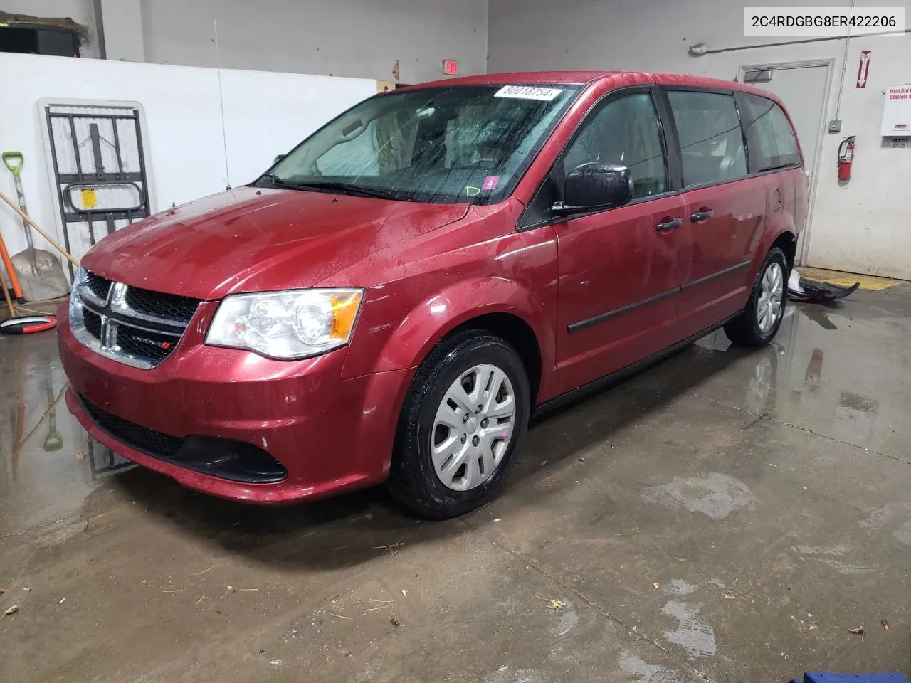 2014 Dodge Grand Caravan Se VIN: 2C4RDGBG8ER422206 Lot: 80018754