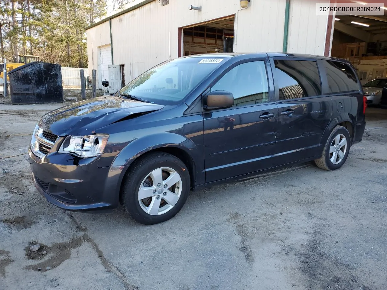 2014 Dodge Grand Caravan Se VIN: 2C4RDGBG0ER389024 Lot: 80026854