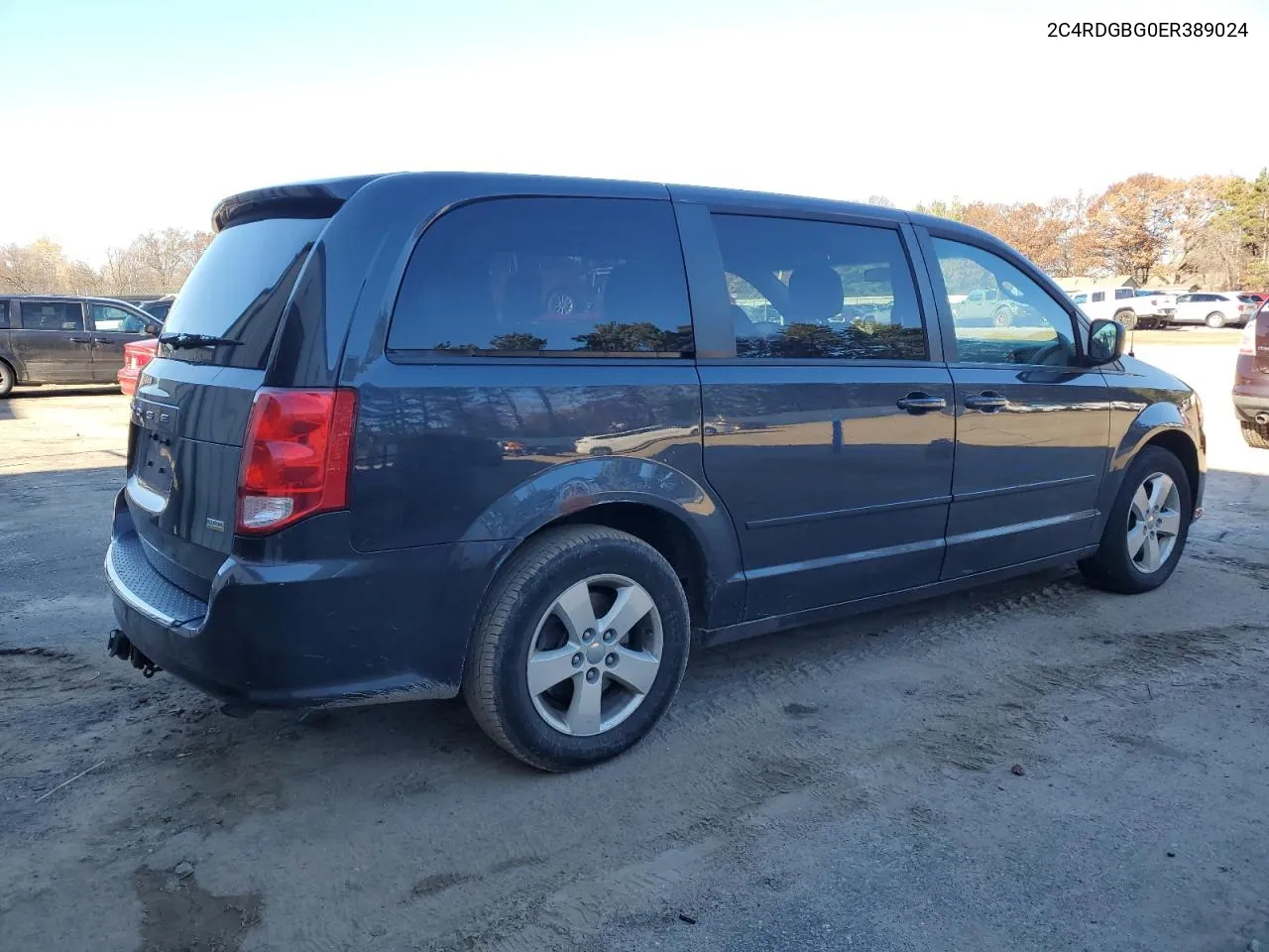 2014 Dodge Grand Caravan Se VIN: 2C4RDGBG0ER389024 Lot: 80026854