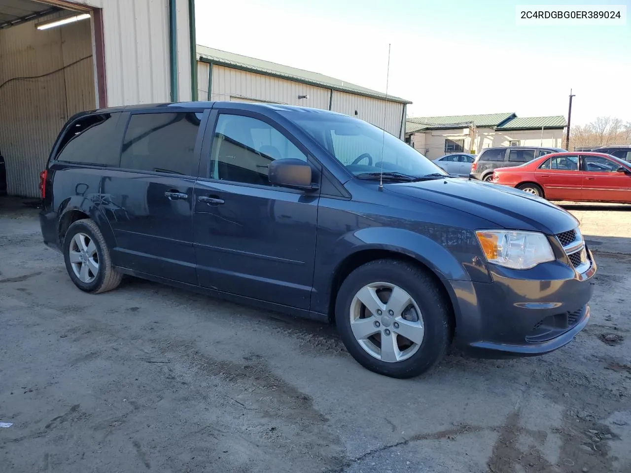 2014 Dodge Grand Caravan Se VIN: 2C4RDGBG0ER389024 Lot: 80026854