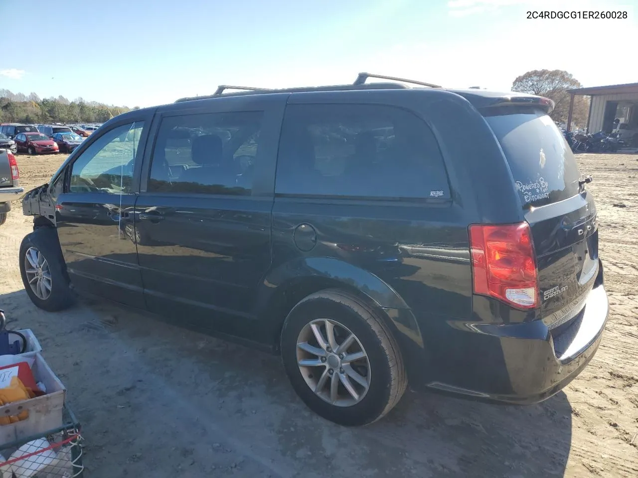 2014 Dodge Grand Caravan Sxt VIN: 2C4RDGCG1ER260028 Lot: 80027654