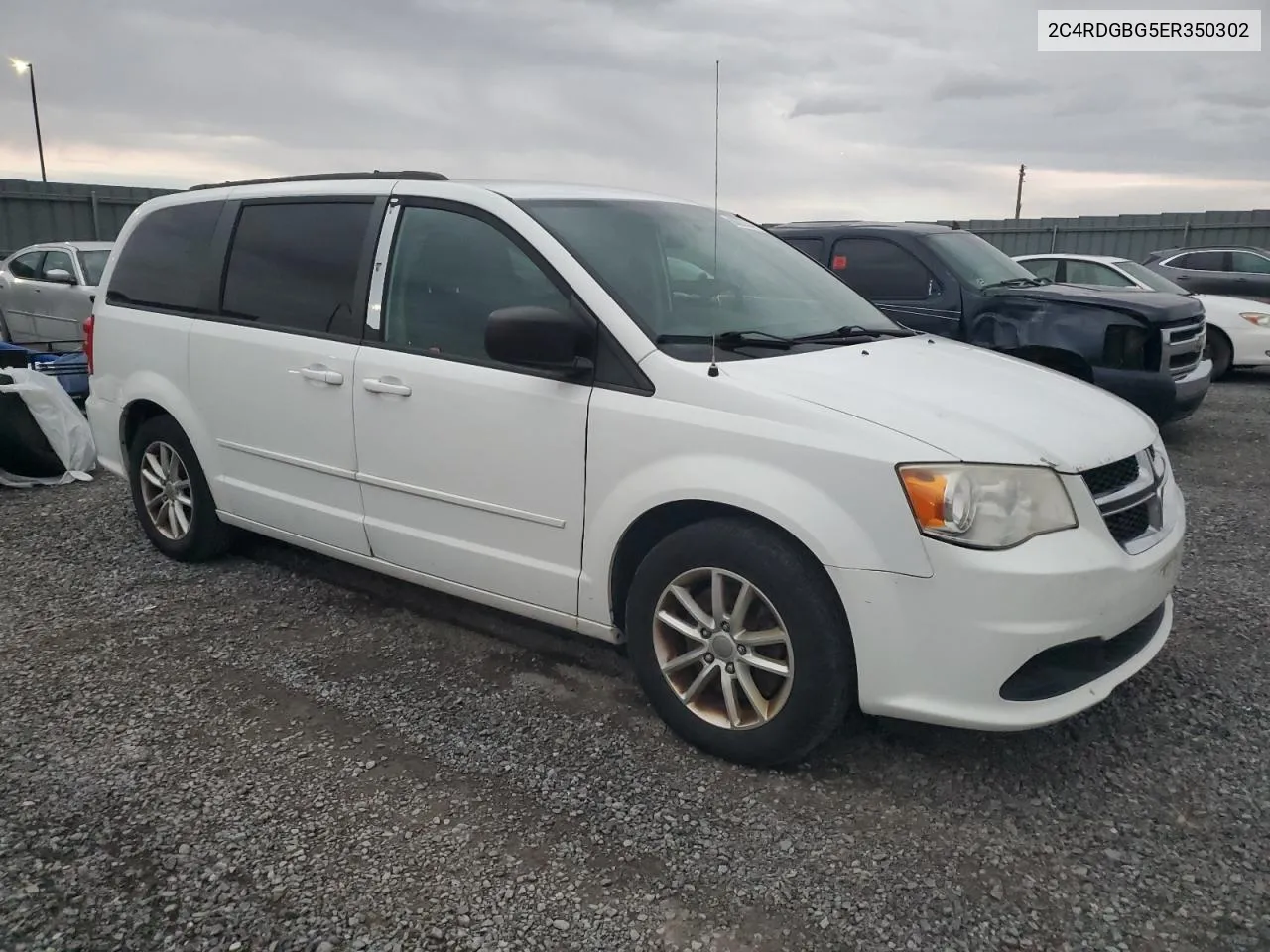 2014 Dodge Grand Caravan Se VIN: 2C4RDGBG5ER350302 Lot: 80087844