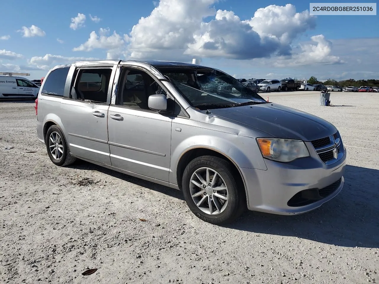 2014 Dodge Grand Caravan Se VIN: 2C4RDGBG8ER251036 Lot: 80302944