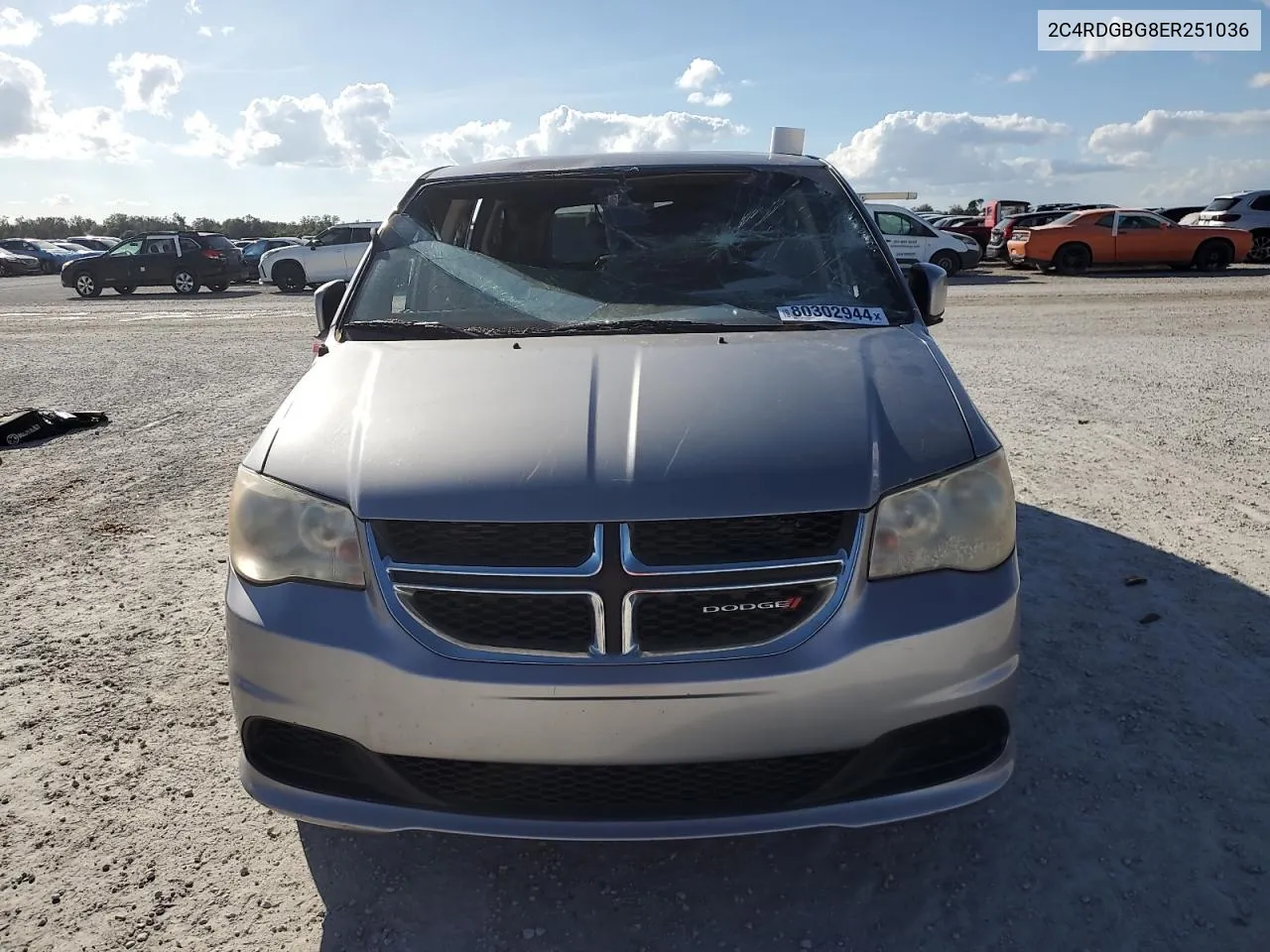 2014 Dodge Grand Caravan Se VIN: 2C4RDGBG8ER251036 Lot: 80302944