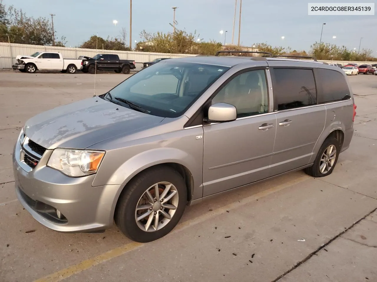 2014 Dodge Grand Caravan Sxt VIN: 2C4RDGCG8ER345139 Lot: 80422644