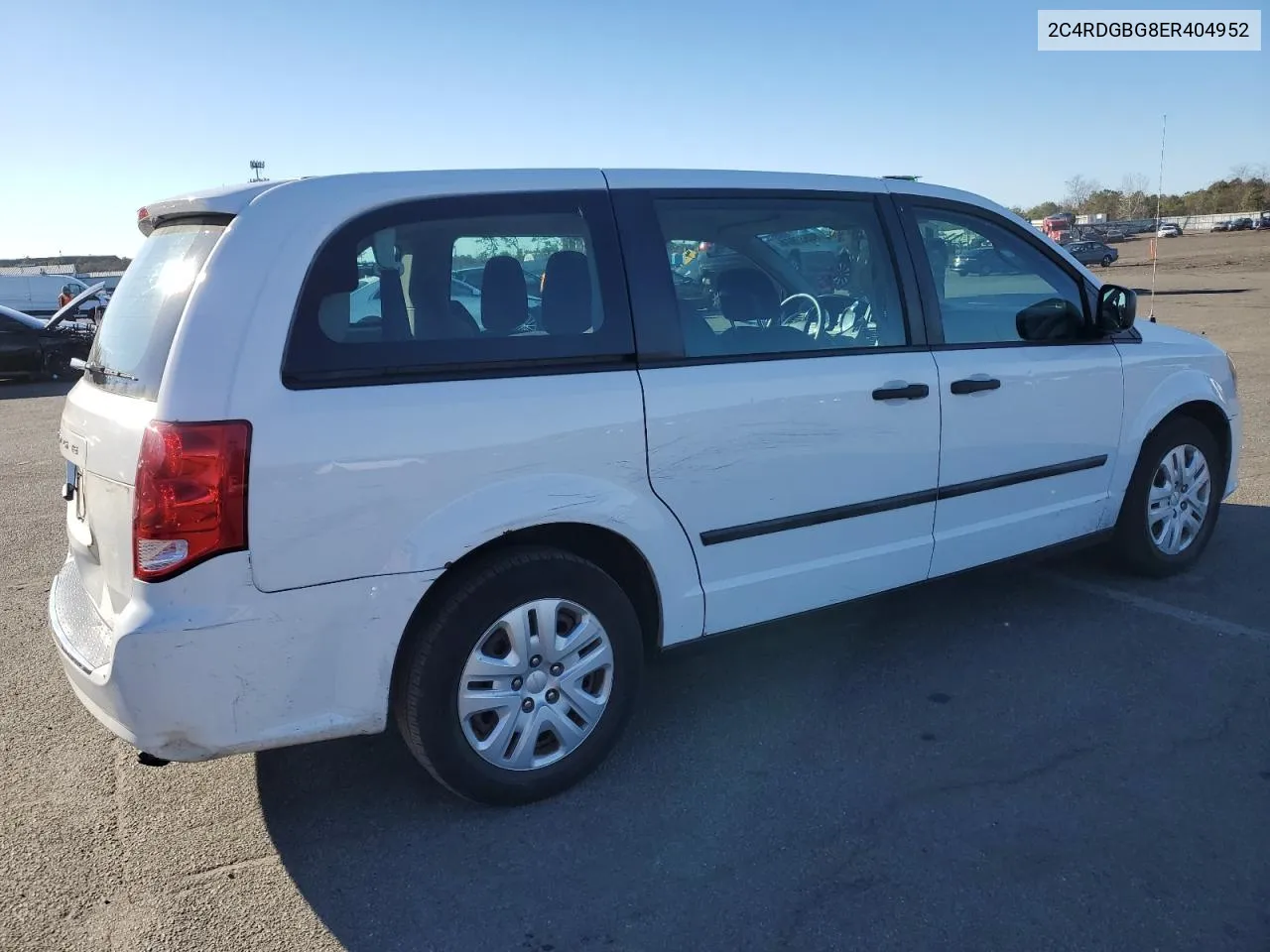 2014 Dodge Grand Caravan Se VIN: 2C4RDGBG8ER404952 Lot: 80588974