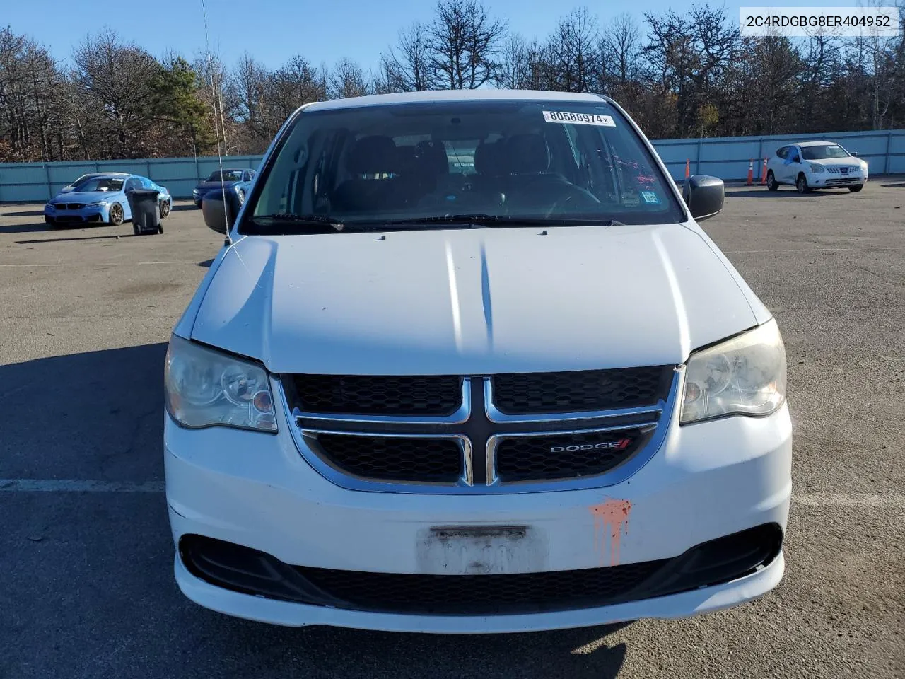 2014 Dodge Grand Caravan Se VIN: 2C4RDGBG8ER404952 Lot: 80588974