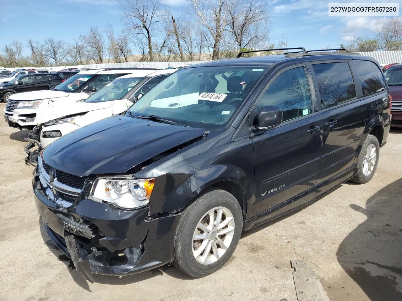 2C7WDGCG7FR557280 2015 Dodge Grand Caravan Sxt